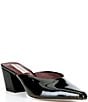 Antonio Melani Jo Glossy Box Leather Dress Mules - Image 1