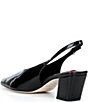Antonio Melani Joss Leather Slingback Block Heel Pumps - Image 3