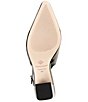 Antonio Melani Joss Leather Slingback Block Heel Pumps - Image 6
