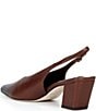 Antonio Melani Joss Ombre Leather Slingback Block Heel Pumps - Image 3