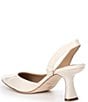 Color:Sweet Cream - Image 3 - Kacy Slingback Patent Leather Pumps