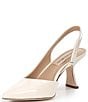Color:Sweet Cream - Image 4 - Kacy Slingback Patent Leather Pumps