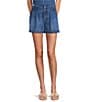 Antonio Melani Kaelie Mid Rise Coordinating Denim Shorts, Color:Medium Wash - Image 1