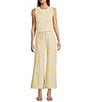 Antonio Melani Coordinating Kai Floral Soutache Sleeveless Blouse, Color:Sand Butter - Image 3