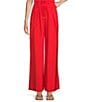 Antonio Melani Katherine Voile Coordinating Palazzo Pants, Color:Tomato - Image 1