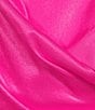 Color:Bright Pink - Image 4 - Kaya Satin V-Neck Sleeveless Blouse
