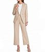 Antonio Melani Kiera Linen Notch Lapel Long Sleeve Double Breasted Coordinating Blazer - Image 4