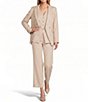 Antonio Melani Kiera Linen Notch Lapel Long Sleeve Double Breasted Coordinating Blazer - Image 5
