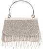 Antonio Melani Knotted Top Handle Clutch, Color:Silver - Image 1