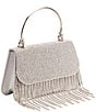 Antonio Melani Knotted Top Handle Clutch, Color:Silver - Image 4