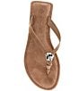 Antonio Melani Kylan Suede Ornamented Thong Sandals - Image 5