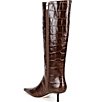 Antonio Melani Lance Crocodile Embossed Leather Low Heel Boots - Image 3