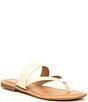 Color:Cloud White - Image 1 - Lanessa Banded Thong Sandals