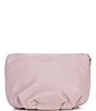 Color:Guava - Image 2 - Large Leather Cosmetic Pouch