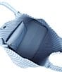 Antonio Melani Large Neoprene Woven Tote Bag, Color:Chambray - Image 3
