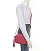 Color:Bright Pink - Image 4 - Larisa Crossbody Bag