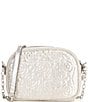 Color:Silver - Image 2 - Larisa Silver Metallic Crossbody Bag