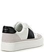 Color:White/Black - Image 2 - Laurel Leather and Suede Retro Sneakers