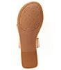 Color:Ibiza Nude - Image 6 - Libbie Leather Thong Flat Sandals