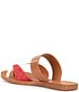 Color:Sweet Cream/Terracotta Pink/Ibiza Nude - Image 3 - Libbie Mixed Media Thong Flat Sandals
