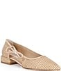 Antonio Melani Lila Raffia Bow Flats - Image 1
