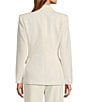 Antonio Melani Lindell Twill Notch Lapel Long Sleeve Blazer, Color:Ivory - Image 2