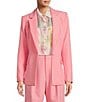 Antonio Melani Lindell Twill Notch Lapel Long Sleeve Blazer, Color:Taffy - Image 1