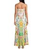 Antonio Melani Lucia Printed Satin Strapless Dress - Image 2