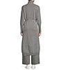 Antonio Melani Luxury Collection Savannah Cashmere Long Sleeve Cardigan, Color:Heather Grey - Image 2