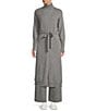 Antonio Melani Luxury Collection Savannah Cashmere Long Sleeve Cardigan, Color:Heather Grey - Image 3