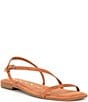 Color:Ibiza Nude - Image 1 - Lyla Suede Strappy Flat Sandals
