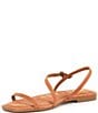 Color:Ibiza Nude - Image 4 - Lyla Suede Strappy Flat Sandals