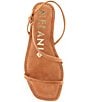 Color:Ibiza Nude - Image 5 - Lyla Suede Strappy Flat Sandals