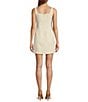 Antonio Melani Macy Tweed Sequin Scoop Neck A-Line Mini Dress, Color:Vanilla - Image 2