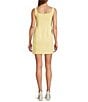 Antonio Melani Macy Tweed Beaded Scoop Neck Mini A-Line Dress, Color:Butter - Image 2