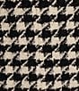 Antonio Melani Macy Wool Blend Houndstooth Square Neck Sleeveless Mini Sheath Dress, Color:Buttercream/Black - Image 4