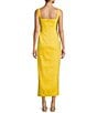 Antonio Melani Madison Stretch Linen Square Neck Sleeveless Dress, Color:Sunshine - Image 2