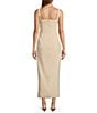 Antonio Melani Madison Stretch Linen Square Neck Sleeveless Dress, Color:Natural - Image 2