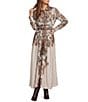 Antonio Melani Maggie Paisley Long Sleeve Belted Dress - Image 1