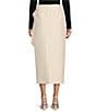 Antonio Melani Maleah Mikado Bow Detail Midi A-Line Skirt, Color:Ivory - Image 2