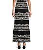 Color:Black - Image 2 - Malia Novelty Embroidered Flounce Hem Coordinating Skirt