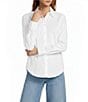 Antonio Melani Mallory Long Sleeve Point Collar Stretch Poplin Blouse - Image 1