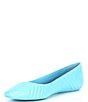 Color:Ice Cold Blue - Image 4 - Marciee Quilted Leather Comfort Ballet Flats