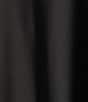 Color:Black - Image 3 - Marine Satin Halter Cowl Neck Sleeveless Midi Slip Dress