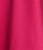 Color:Raspberry - Image 3 - Marine Satin Halter Midi Dress
