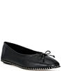 Antonio Melani Mason Leather Ball Chain Flats - Image 1