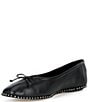 Antonio Melani Mason Leather Ball Chain Flats - Image 4