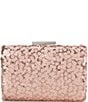 Antonio Melani Matte Sequin Minaudiere Clutch, Color:Blush - Image 2