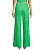 Antonio Melani Melinda Linen Blend Pleated Straight Leg Pants, Color:Amazon - Image 2