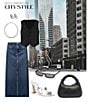 Antonio Melani Melinda V-Neck Stretch Linen Blend Vest, Color:Black - Image 5